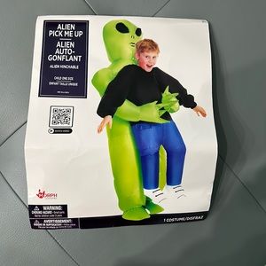 Inflatable alien costume